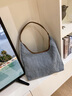 爱情海牛仔布包包女包托特斜挎单肩大容量通勤生日情人节礼物送女友老婆 【浅蓝色】时尚小众百搭轻奢休闲新年送女生实用 品牌ck风实用高端潮流简约运动 实拍图