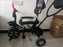 babypure shine儿童三轮车1-3-6岁女宝宝男孩脚踏车幼儿小孩推车自行车旋转座椅 小推4合1 熊猫蓬【黑色】 钛空轮 实拍图