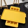 乐扣乐扣（LOCK&LOCK）硅胶冰块模具 制冰盒带盖冷冻辅食家用DIY自制冰格模具 奶昔白【三合一 冰格】 实拍图