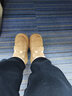 热风（Hotwind）女鞋雪地靴加绒保暖勃肯鞋居家通勤秋冬新款外穿魔术贴乐福鞋棉鞋 02棕色 34 (220mm) 实拍图