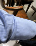 杉杉【DP免烫】长袖衬衫男士蓝色秋季商务休闲纯棉衬衣 蓝色小格 40  晒单实拍图