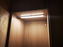 温唯充电感应灯过道玄关夜灯LED人体感应灯卧室床头起夜衣橱柜磁吸灯 精铝感应款暖光30cm 2只 实拍图