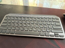 罗技（Logitech）大师系列 MX Keys Mini 简约无线蓝牙 高端办公键盘 智能 背光时尚 超薄便携 石墨黑 实拍图