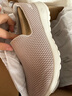 斯凯奇（Skechers）女鞋夏季透气一脚蹬健步鞋子女款软底减震休闲运动网面鞋15600 女款/灰褐色/TPE 36.5 实拍图