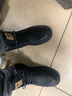 Jeep吉普马丁靴男秋冬保暖皮靴男中帮复古朋克机车靴男户外鞋工装靴 黑色【8205】【皮鞋码】 41 (255mm) 实拍图