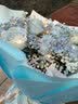 幽客玉品鲜花速递碎冰蓝玫瑰花表白送女友老婆生日礼物全国同城配送 11朵碎冰蓝玫瑰花束—满天星款 实拍图
