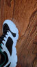 特步男鞋跑步鞋新款夏季厚底旅游透气轻便皮网面休闲运动鞋慢跑鞋子男 黑白绿-(网面) 43 实拍图