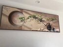 墨派客厅装饰画现代简约沙发背景墙壁画背有靠山超大尺寸横幅山水挂画 柿柿如意 180x60cm(适合2.2米沙发)晶瓷 实拍图