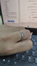 中国黄金（CHINA GOLD）如初情侣戒指男女新款一对足银戒指求婚生日送老婆618送女友礼物 【京速达】如初情侣对戒-足银【中金礼盒】 实拍图