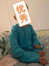 小蓝象（hinos）婴儿服速干连体衣新生儿长袖家居服保暖春秋季0-2周岁爬爬服 粉蓝色 59 实拍图