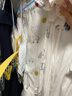 欢喜小熊婴儿短袖连体衣夏季薄款纯棉哈衣睡衣男女初生宝宝衣服2件装 实拍图