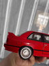 赟娅仿真大号宝马警车汽车合金警车M3GT模型玩具收藏送男生日节日礼物 宝马M3合金车模1988【E30红色】 实拍图