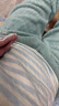 康珍莱秋冬季哺乳衣上衣月子服加绒加厚产妇春秋孕妇睡衣居家产后大码 条纹加厚单上衣-蓝色 M码（85-105斤） 晒单实拍图