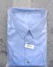 迪伽洛保安服短袖衬衫制服门卫物业酒店执勤服夏天户外训练服可定制 高质棉蓝色短袖+标贴 175/XL 实拍图