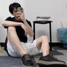 Jeep吉普男鞋春秋季百搭休闲鞋牛皮板鞋户外运动工装鞋黑色小皮鞋 实拍图