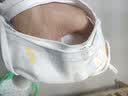 倍丝柔宝宝肚兜纯棉春夏季薄款婴幼儿护腹围新生儿童护肚子婴儿护肚脐兜 3条装圆形肚兜蓝黄男宝 M码(建议5-12个月) 实拍图