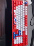 达尔优（dareu）A98机械键盘 三模热插拔键盘 游戏键盘 PBT键帽全键可换轴 RGB 乘风破浪-天空轴V3 晒单实拍图