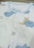 舒贝怡2件装婴儿衣服夏季新生儿连体衣短袖哈衣爬服星空蓝色66CM 晒单实拍图