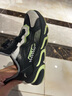 安踏儿童运动鞋男女童跑步鞋秋冬季网革旋钮扣犟弹科技学生赤焰跑鞋 【男革面】黑/白/绿5523N-1 33 脚长约20.5cm 实拍图