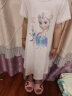 迪士尼女童睡裙夏薄款莫代尔睡衣儿童短袖冰丝家居服 1027D粉色 130cm  晒单实拍图