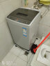 海尔（Haier）波轮洗衣机全自动小型  8公斤大容量 宿舍 租房神器 原厂品质 一键洗 飘甩洁净EB80M10Mate1 实拍图