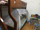 绚圣 家纺 子母床蚊帐免安装三开门学生宿舍上下铺高低床纹帐 水果乐园 150宽*195长*100cm高(单顶) 实拍图