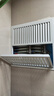 地暖分水器遮挡罩百叶窗通风对开门铝合金定制暖气罩黑色灰色白色 支持定制尺寸和颜色 实拍图