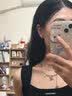 QMXD罗马数字耳钉男潮嘻哈小众高级感男生耳环单只痞帅网红耳圈耳扣 单只 实拍图