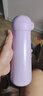 乐扣乐扣（LOCK&LOCK）少女可爱猫猫萌系弹跳带茶漏保冷保温杯 LHC3293GRP-400ML 实拍图