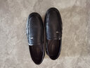 蜻蜓牌真皮男鞋新款夏季透气男士皮鞋男镂空凉皮鞋中年人爸爸鞋防滑商务休闲皮鞋皮凉鞋中老年老人爸爸凉鞋 黑色 39 实拍图