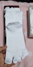 恒源祥男士五趾袜秋冬款全棉中筒分趾袜防臭纯棉五指袜脚趾袜子男 100%棉 白色5双装 实拍图