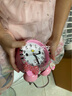 蕉迟 凯蒂猫闹钟创意学生儿童闹钟卡通床头钟可爱小闹钟女生 KT粉色满钻 实拍图