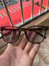 目匠 变色近视眼镜男女款 防辐射近视眼镜框架近视太阳镜护目镜 时尚砂黑-TR-170 变色配镜1.61变灰色镜片 实拍图