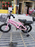 贝琦童（BEIQITONG）儿童自行车单车2-3-4-6-9-10岁男孩童车中大童女孩小孩宝宝脚踏车 顶配粉【高强圈】暴君轮靠背后座 12寸适合身高（80-95)CM 实拍图