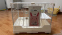 宠美尼（petmaenis）新款兔笼R81防喷尿大号兔子笼窝荷兰猪兔房子豪华抽屉式方便清扫 达洋R81兔笼(白色) 晒单实拍图