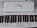 Letesi乐特思电钢琴便携式88键重锤初学者电子钢琴成人专业考级数码钢琴 88键白色 重锤键-三踏+U架+琴凳 实拍图