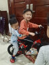 永久（FOREVER）儿童自行车男女款小孩单车可折叠脚踏车4-6-8-10岁辅助轮14寸红色 实拍图