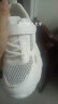 哈比熊童鞋夏季单网小白鞋儿童运动鞋透气男童鞋GU7577 白色35码 晒单实拍图
