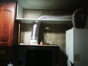 古林西斯（GUCIS） 抽油烟机排烟管厨房通用管道风机管子 国标铝箔加厚防阻燃伸缩排风管 小间距加厚管160*2米+3米胶纸+卡箍螺丝 实拍图