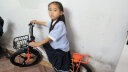 凤凰（Phoenix）儿童自行车儿童折叠自行车6-10岁带辅助轮凤凰儿童自行车儿童单车 顶配橙丨一体轮+折叠+减震+礼包 20寸【适合130-160cm】+脚撑 实拍图