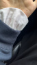 无印良品（MUJI）男女通用 紧密编织 毛圈棉 拉链连帽衫 男式女式无性别 ABI05A1A 烟熏蓝色 S-M (165/88A) 晒单实拍图