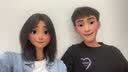 MDlila【两件装】情侣装短袖t恤2026新款一男一女夏装季套装衣服团体服 黑色男款+白色女款 2XL 男/女L 实拍图