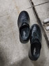 卡帝乐鳄鱼（CARTELO）头层牛皮英伦大头男鞋商务休闲男士皮鞋厚底增高鞋男9726黑色 40 实拍图