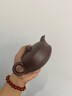 玺翰雅（ROYHOYE）宜兴紫砂壶名家纯全手工泡茶壶周小明紫泥曲壶家用原矿功夫茶具 国高工周小明作品 实拍图