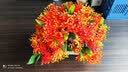 礼赫家饰  仿真绿植迎客松假花假树盆栽仿真花摆件客厅摆设装饰盆景塑料花 三叉夕阳红迎客松套装 实拍图