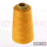 若轩缝纫机线家用大卷402缝衣服的线3000码锁边宝塔白黑线团手缝针线 金黄色 3000码 1卷 实拍图