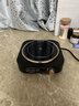 海万森电陶炉煮茶专用 1500W大功率家用 新款迷你小型 围炉煮茶壶套装 养生壶电磁炉 玻璃烧水壶 不挑锅 质感黑（韩米） 实拍图