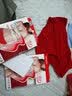 浪莎女士内裤女弹力棉中腰三角裤本命年大红内裤结婚喜庆红色短裤4条 平板_红色 4条 M 160 实拍图