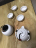 页川百世（YeChuan Best）旅行功夫整套茶具车载户外便携快客杯陶瓷茶具商务送礼佳品 月白一壶四杯+密胺茶盘+旅行包 实拍图