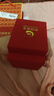 中国黄金（CHINA GOLD）光圈耳环足金素圈女款耳钉养耳洞耳饰520情人节礼物送女友老婆 光圈耳环 【一对】约1g 实拍图